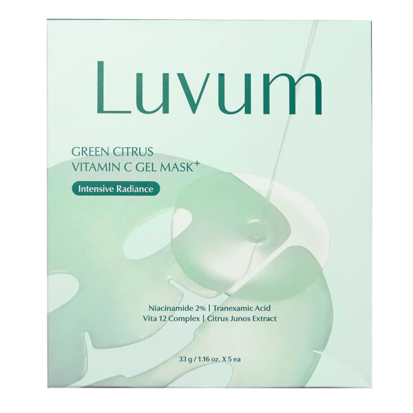 Green Citrus Vitamin C Plus Gel Mask Plus 5pc/Box